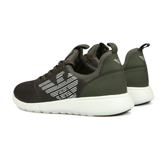 EA7 Emporio Armani Mens Green Simple Racer Trainer main image