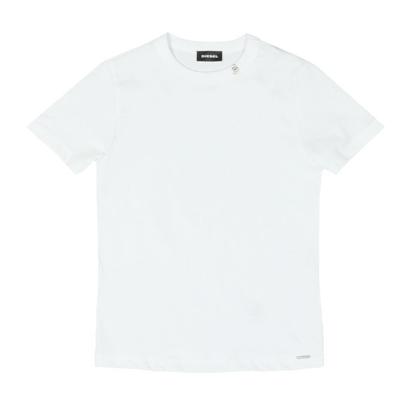 Diesel Boys White Boys Tocle T Shirt main image