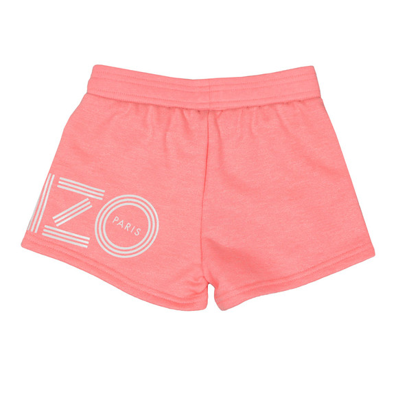 Kenzo Kids Girls Pink Side Logo Sweat Shorts main image