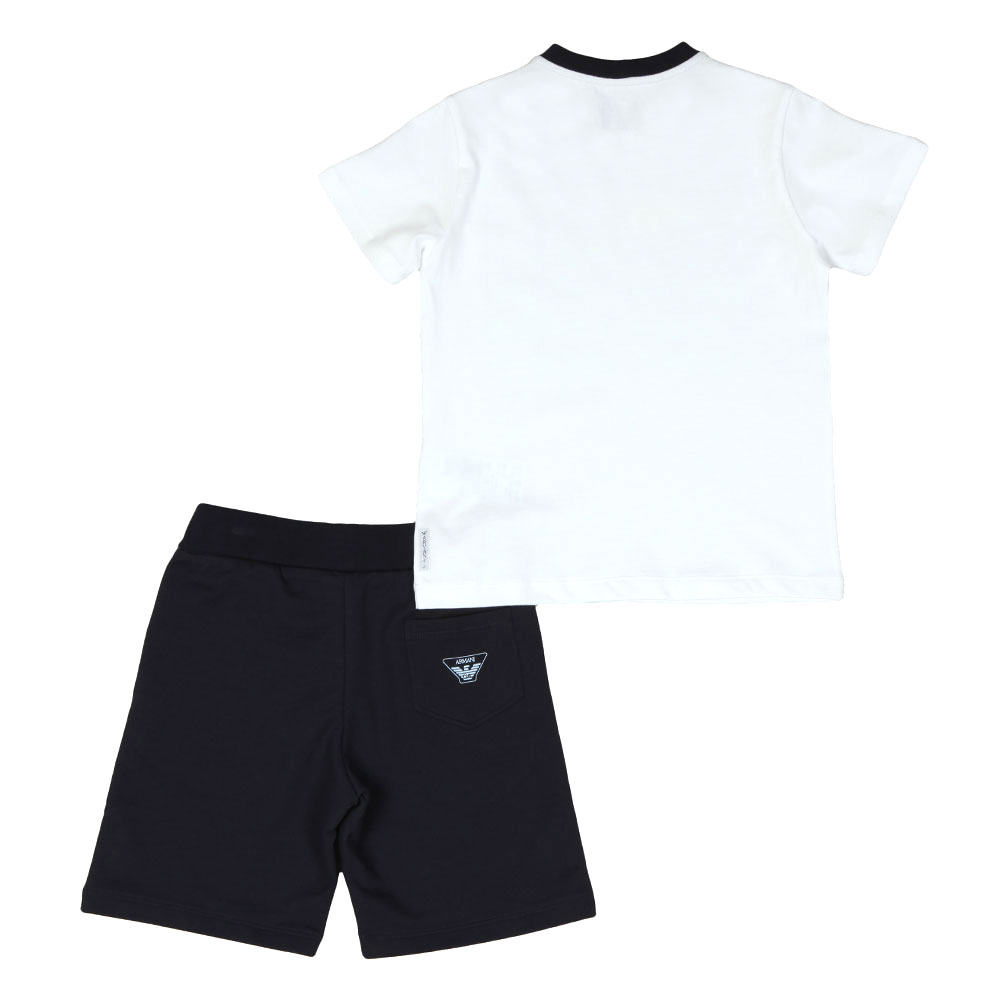 armani t shirt and shorts set