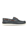 Superdry Mens Blue Leather Deck Shoe