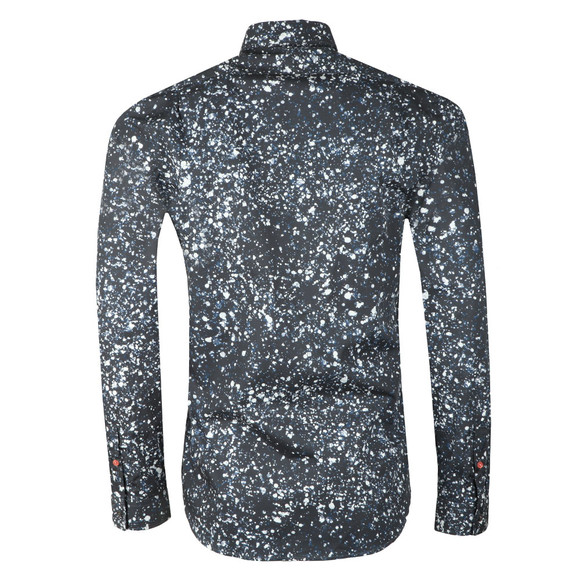 PS Paul Smith Mens Blue L/S Print Shirt main image