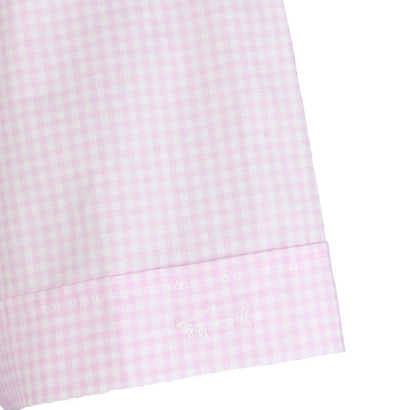 Paul & Shark Mens Pink Gingham Short Sleeve Shirt main image