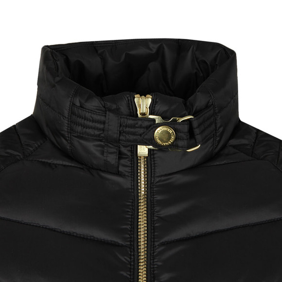 Barbour International Womens Black Triple Quilted Jacket #2