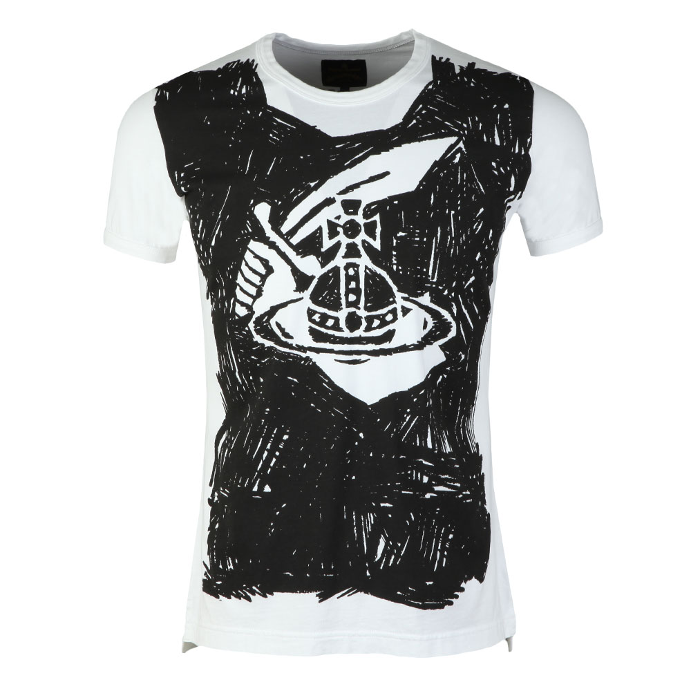 Vivienne Westwood ANGLOMANIA Ｔシャツ　Ｓ Vivienne Westwood Anglomania Classic Scribble Arm & Cutlass Tee