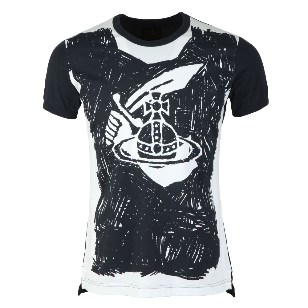 Vivienne Westwood Anglomania Classic Scribble Arm & Cutlass Tee