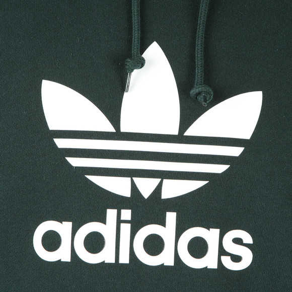 adidas Originals Mens Green Trefoil Hoodie main image