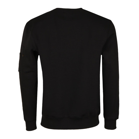 Alpha Industries Mens Black NASA Reflective Sweat main image