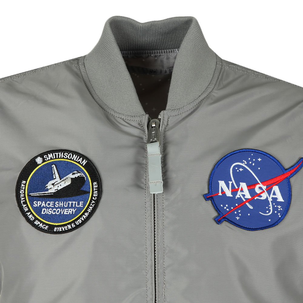Alpha industries bomber silver Clearance