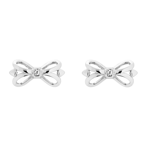 Ted Baker Womens Silver Harmone Bow Stud Earring main image