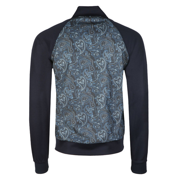Pretty Green Mens Blue Paisley Track Top main image