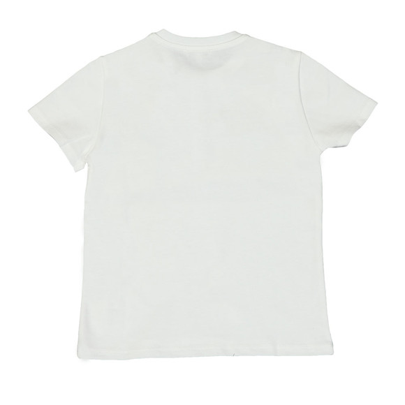 Kenzo Kids Boys White Stripe Logo T Shirt #2