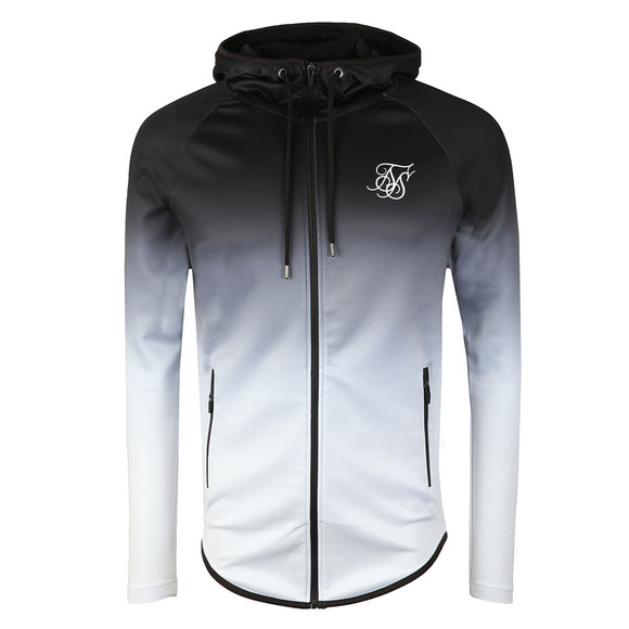 Sik Silk Mens Black Athlete Zip Through Hoodie main image