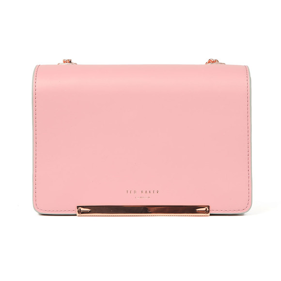 Ted Baker Womens Pink Earie Rainbow Gusset Cross Body Bag #1