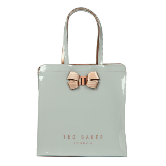 Ted Baker Womens Grey Vallcon Bow Detail Large Icon Bag #1
