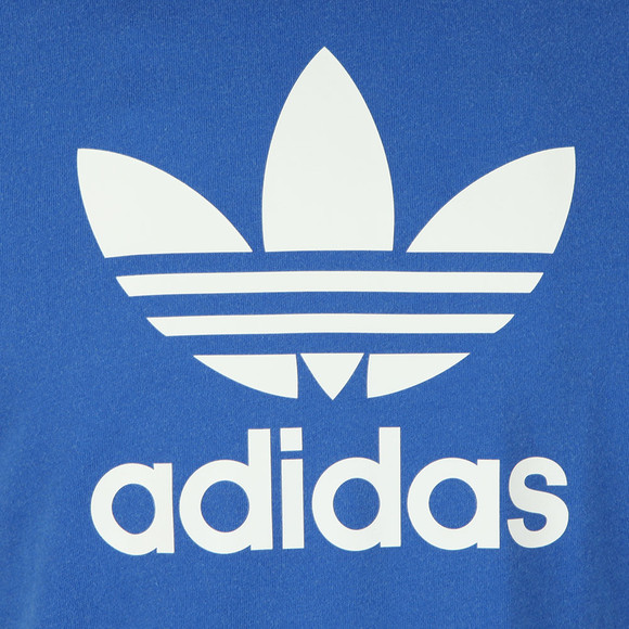 adidas Originals Mens Blue Trefoil T-Shirt #2