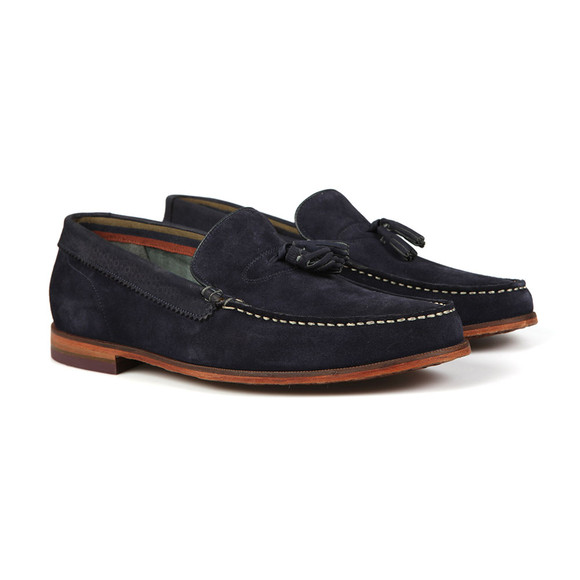 Ted Baker Mens Blue Dougge Suede Shoe main image