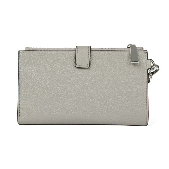 Michael Kors Womens Grey Double Zip Wristlet #2