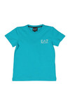 EA7 Emporio Armani Boys Orange Small Logo T Shirt