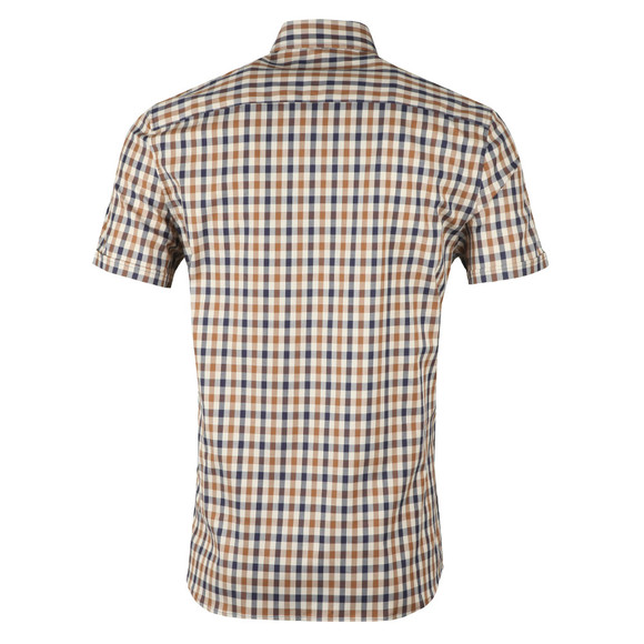 Aquascutum York Club Check Short Sleeve Shirt | Oxygen Clothing