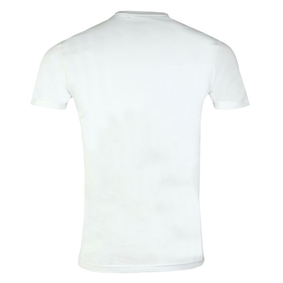 Dsquared² Mens White Leaf Logo T Shirt #3