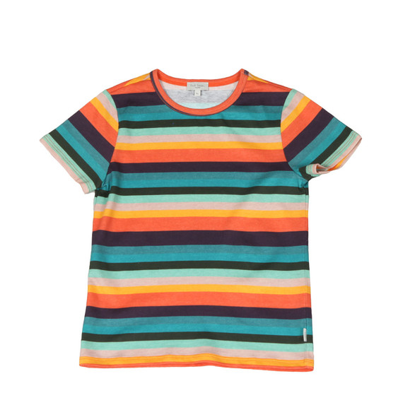 Paul Smith Junior Boys Multicoloured Multi Stripe T Shirt main image