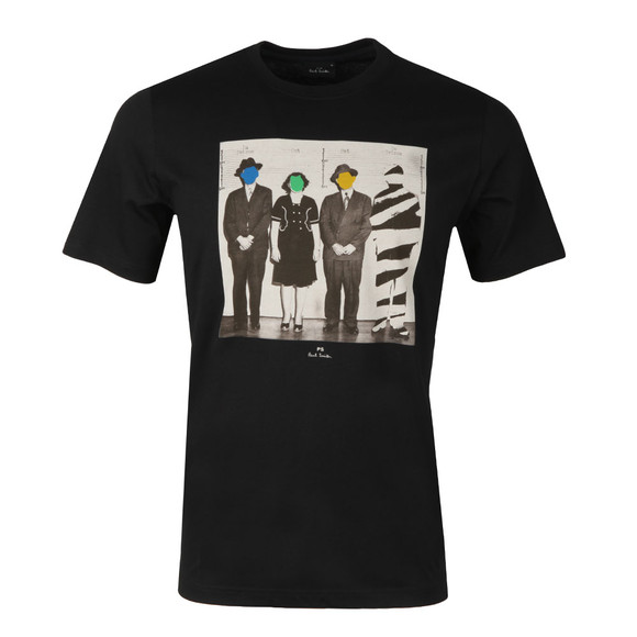 PS Paul Smith Mens Black S/S Line Up T Shirt main image