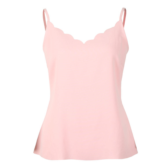 Ted Baker Womens Pink Siina Scallop Neckline Cami Top #1