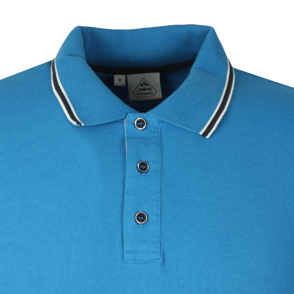 Pyrenex Mens Blue Lionel Polo Shirt main image