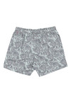 Pretty Green Mens Grey Paisley Swim Shorts