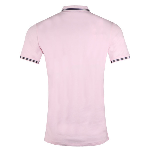 Emporio Armani Mens Pink 8N1F2B Tipped Polo Shirt #3