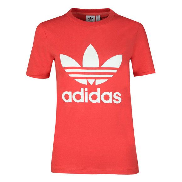 adidas Originals Womens Pink Trefoil T Shirt main image