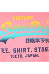 Superdry Mens Pink Vintage Logo Hyper Fade T-Shirt