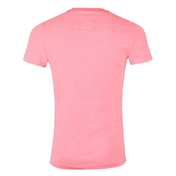 Superdry Mens Pink Vintage Logo Hyper Fade T-Shirt main image