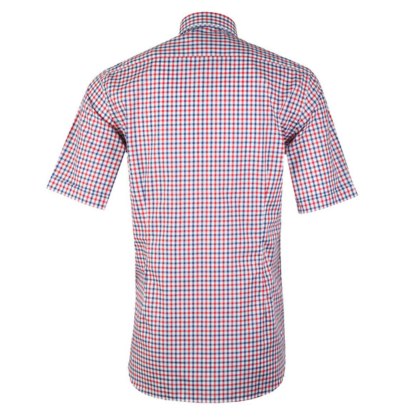 Paul & Shark Mens Red Gingham Short Sleeve Shirt #3