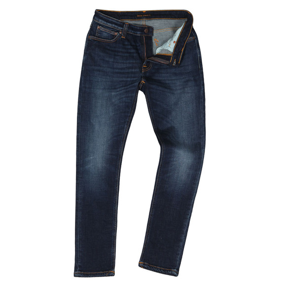 Nudie Jeans Mens Blue Skinny Lin Jean main image