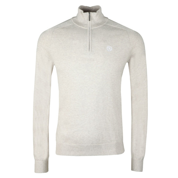 Henri Lloyd Mens Grey Miller Regular Half Zip Knit main image