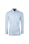 Hackett Mens Blue L/S Gingham Shirt