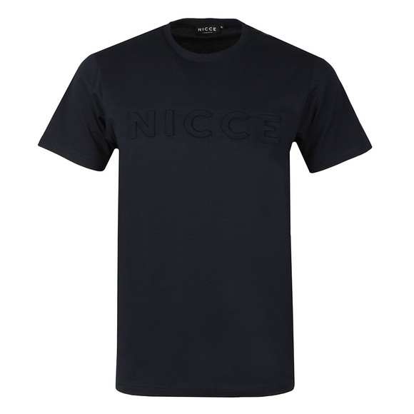 Nicce Mens Blue S/S Embossed Logo Tee main image