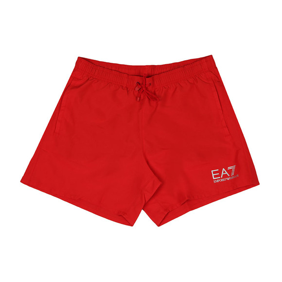 EA7 Emporio Armani Mens Red Sea World Swim Shorts main image