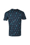 Ted Baker Mens Blue Winndy All Over Print T-Shirt