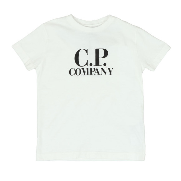 C.P. Company Undersixteen Boys Off-White Printed Goggle T-Shirt main image