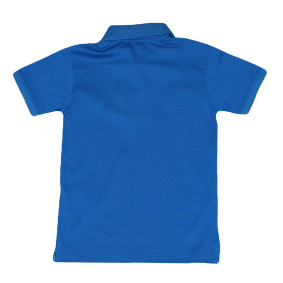 Paul & Shark Cadets Boys Blue Plain Polo Shirt main image