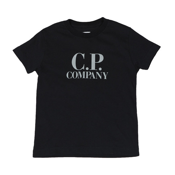 C.P. Company Undersixteen Boys Black Printed Goggle T-Shirt main image