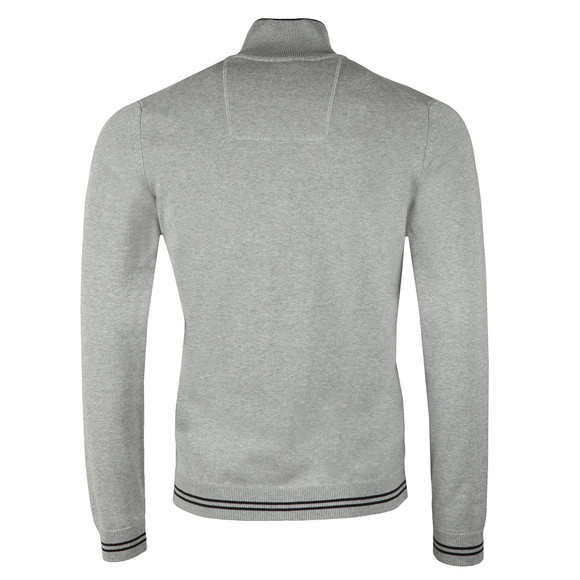 BOSS Athleisure Mens Grey Zime Half Zip Jumper #3