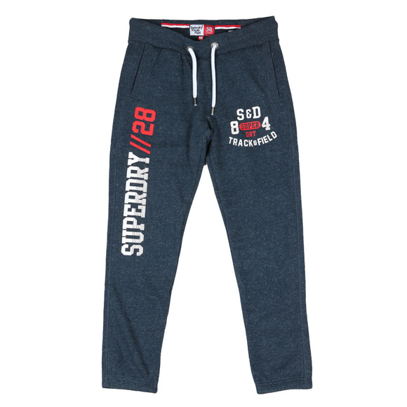 Superdry Mens Blue Trackster Jogger main image