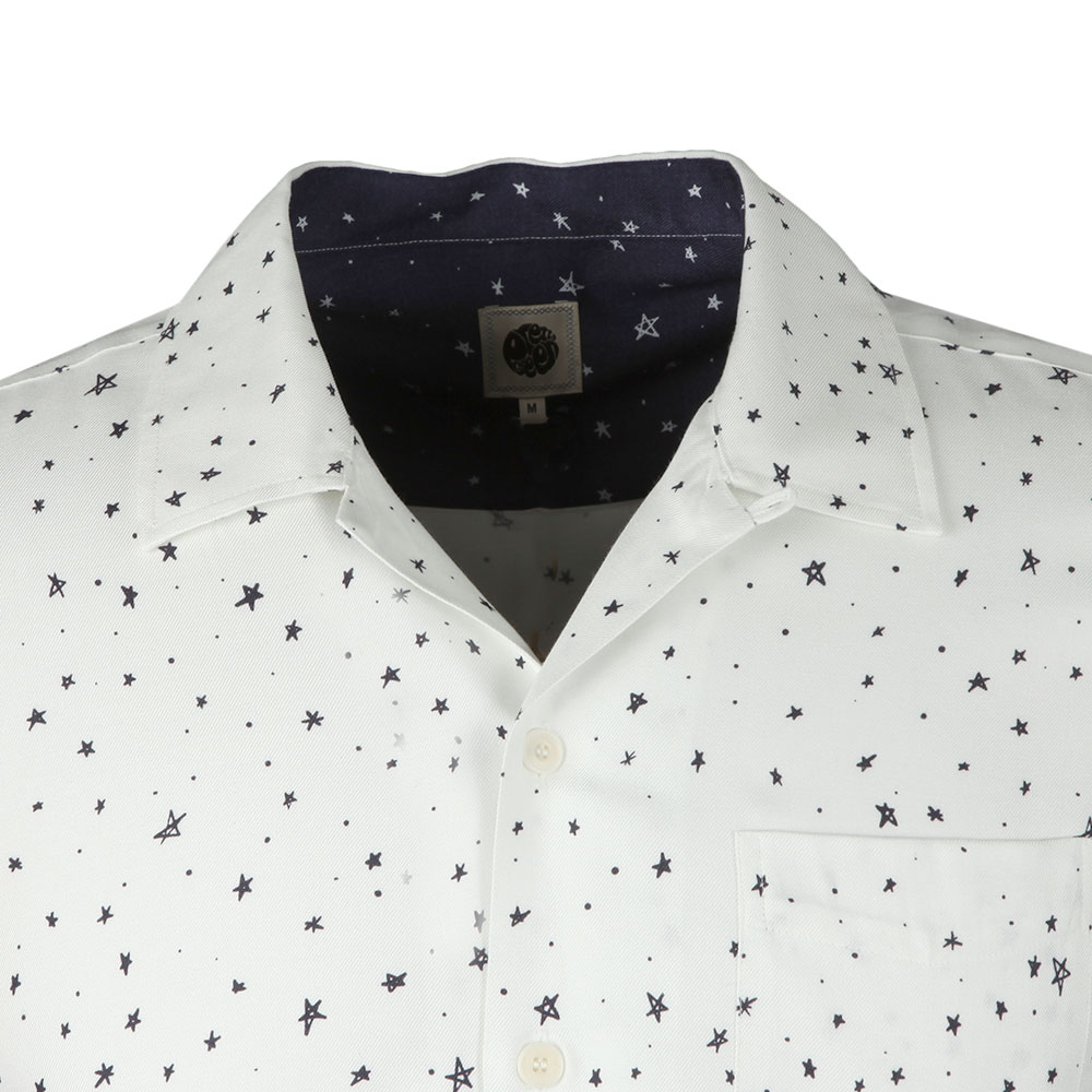 Pretty Green S/S Star Print Shirt Masdings