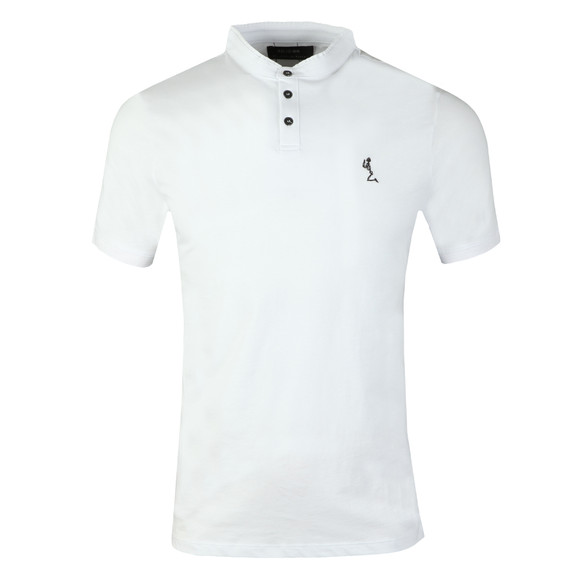 Religion Mens White Ormont Collarless Polo main image