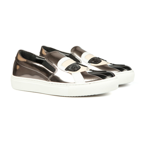 Karl Lagerfeld Womens Grey Karl Ikonic Slip On #2