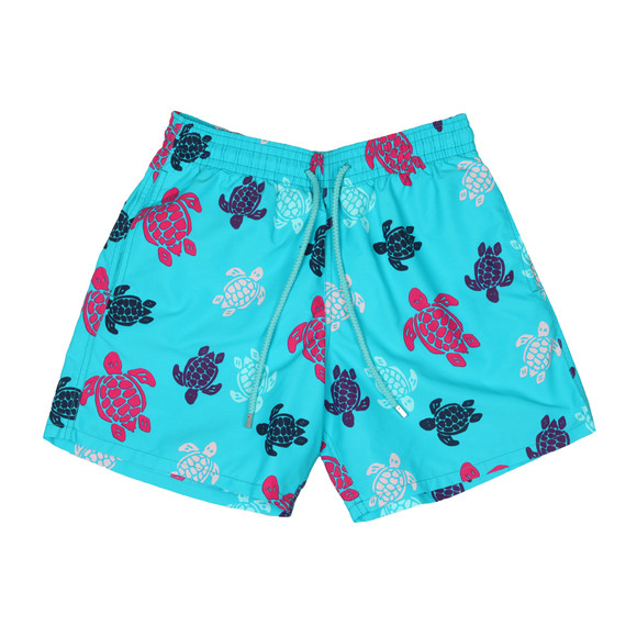 Vilebrequin Mens Blue Multicolour Turtle Swim Short #1